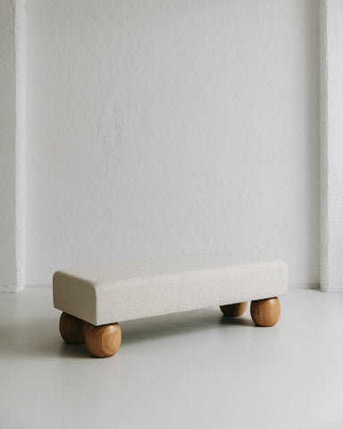 Sol Bouclé Bench Seat